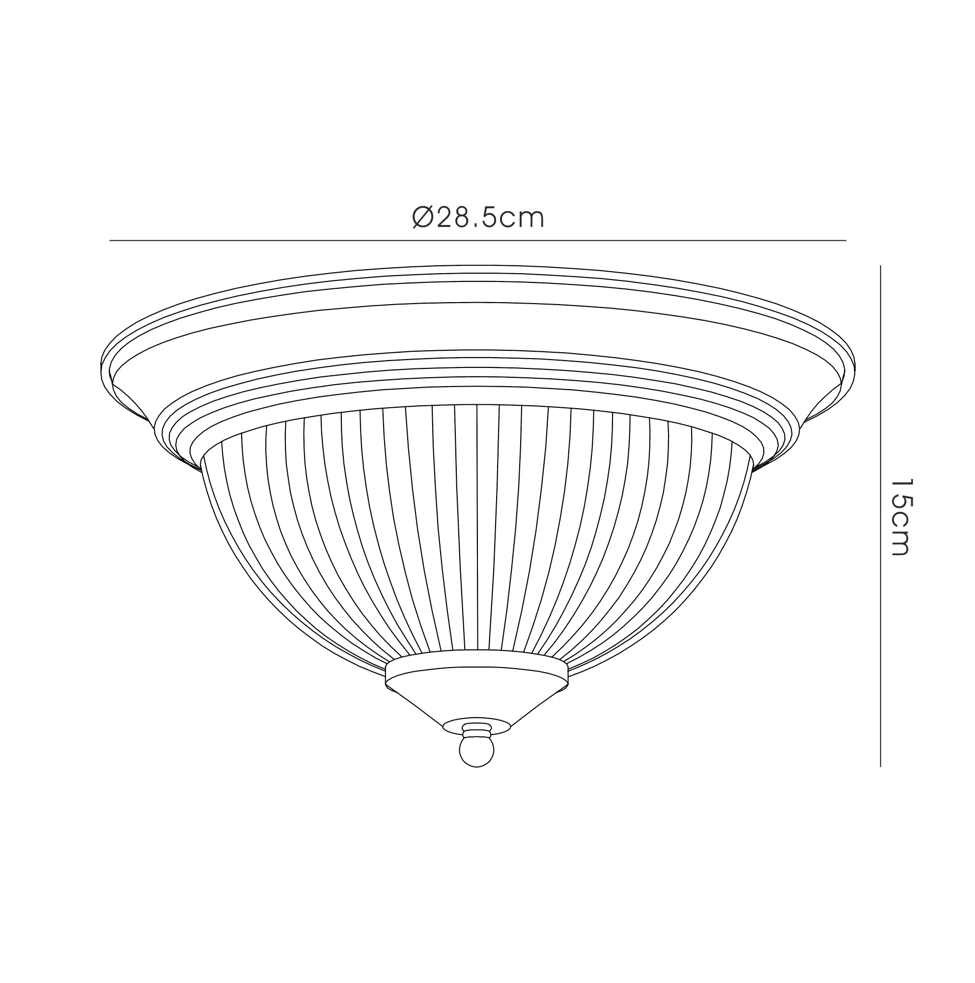 Macy Glass IP44 Flush Ceiling 2 Light Antique Brass D0405  Deco Macy